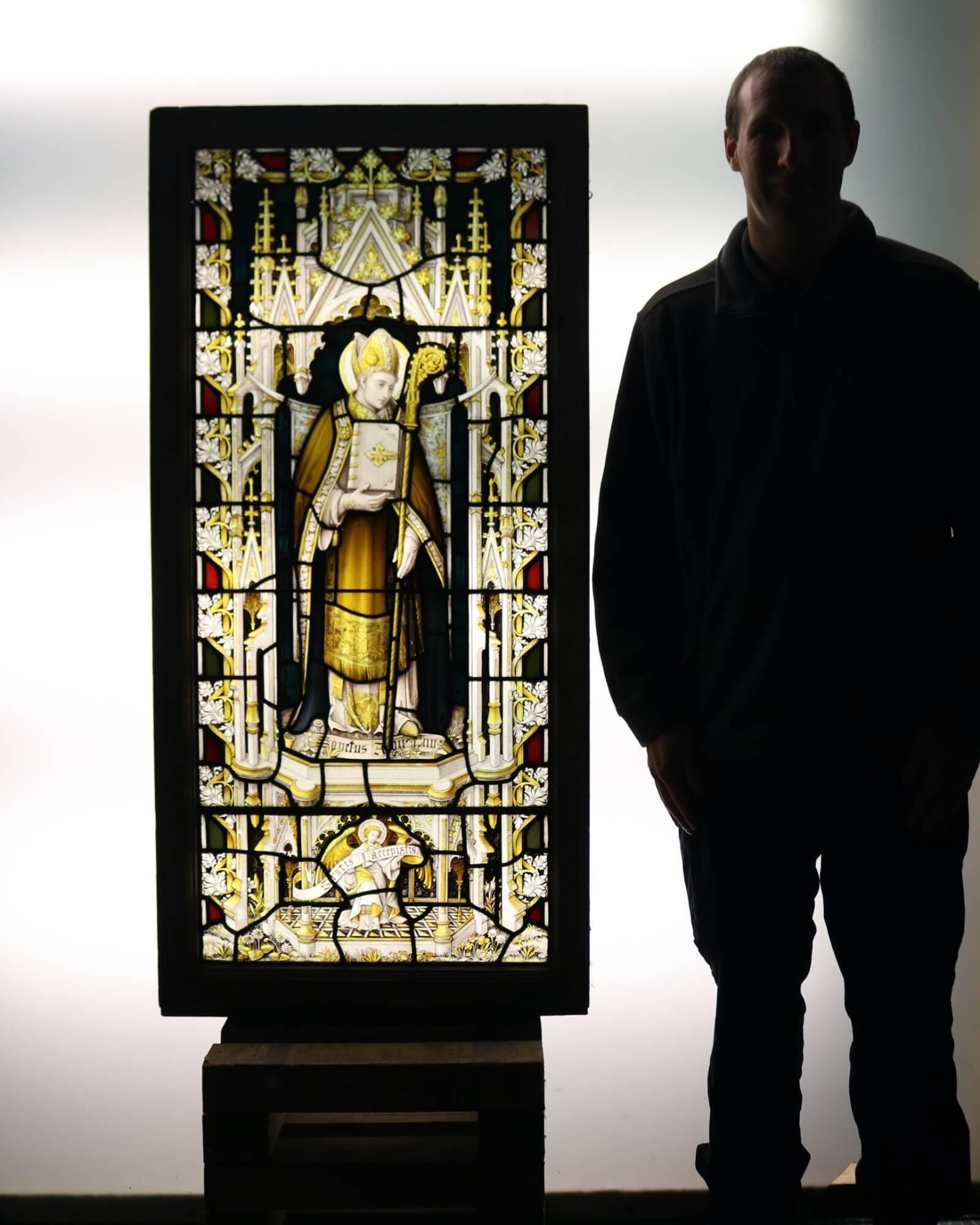 used church stained glass windows for sale