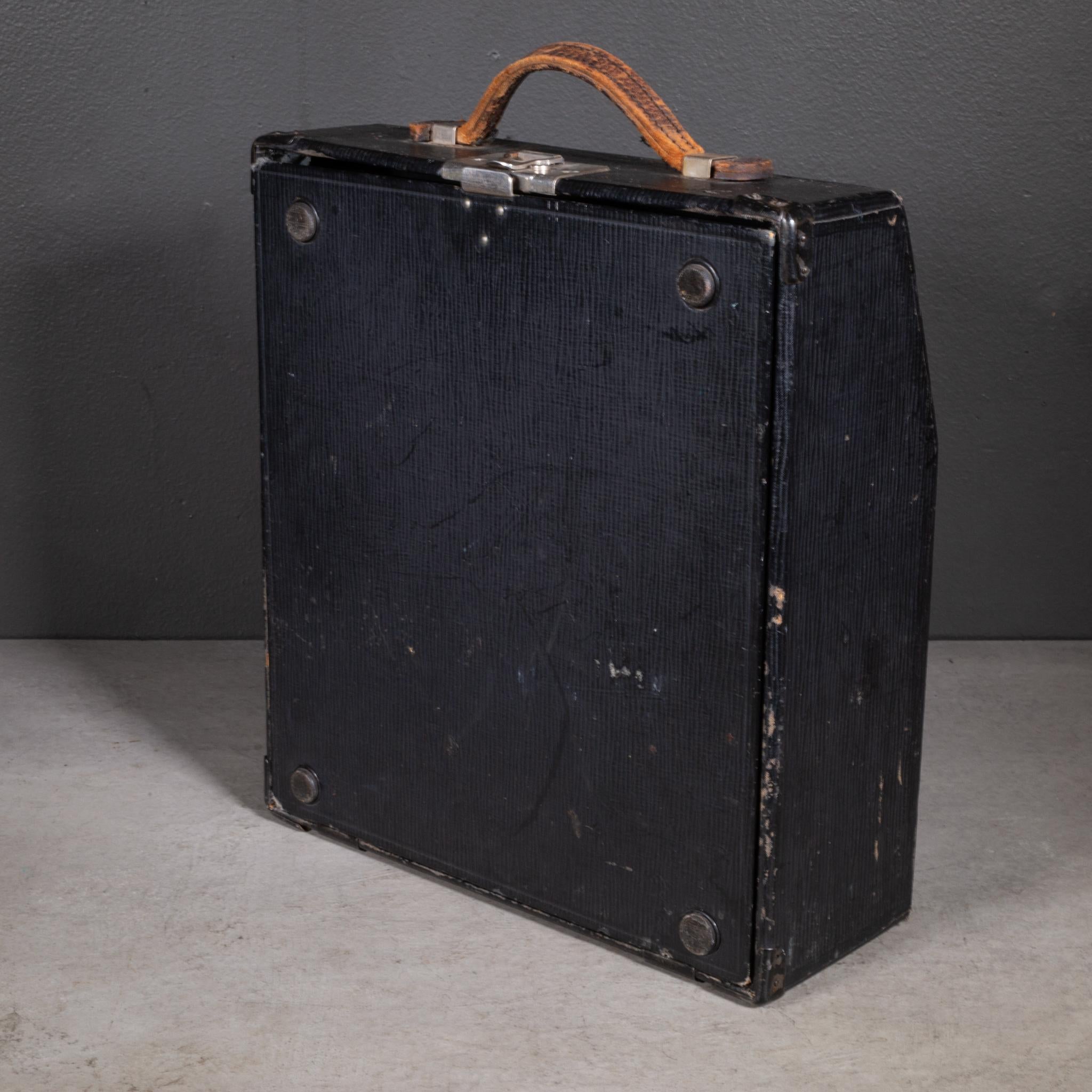 Antike Remington Portable Model No. 1 Schreibmaschine und Koffer ca. 1920 4