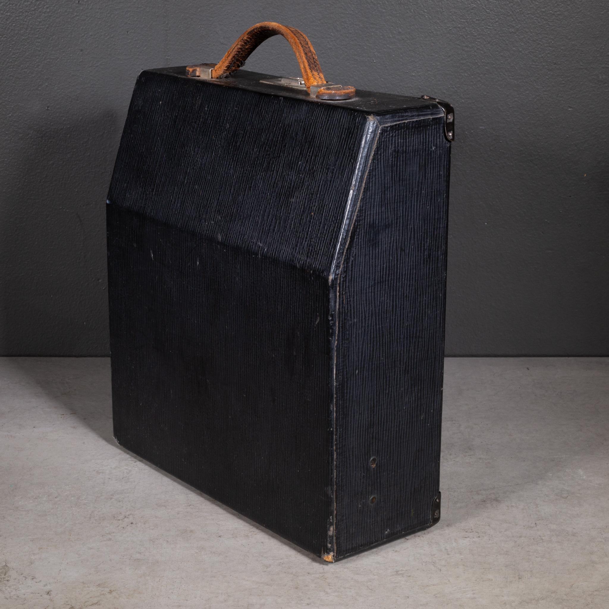 Antike Remington Portable Model No. 1 Schreibmaschine und Koffer ca. 1920 3