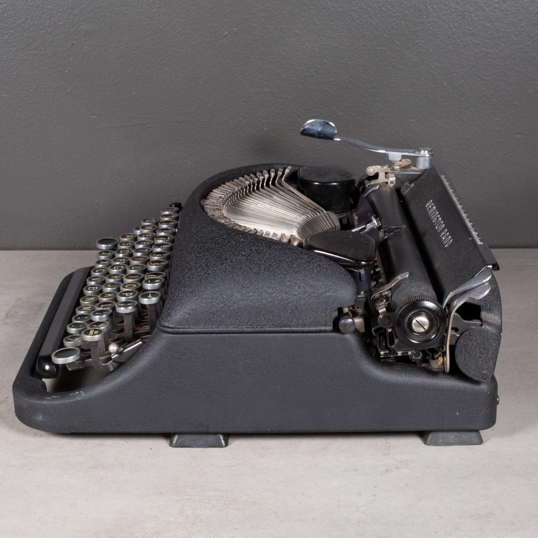vintage remington rand typewriter