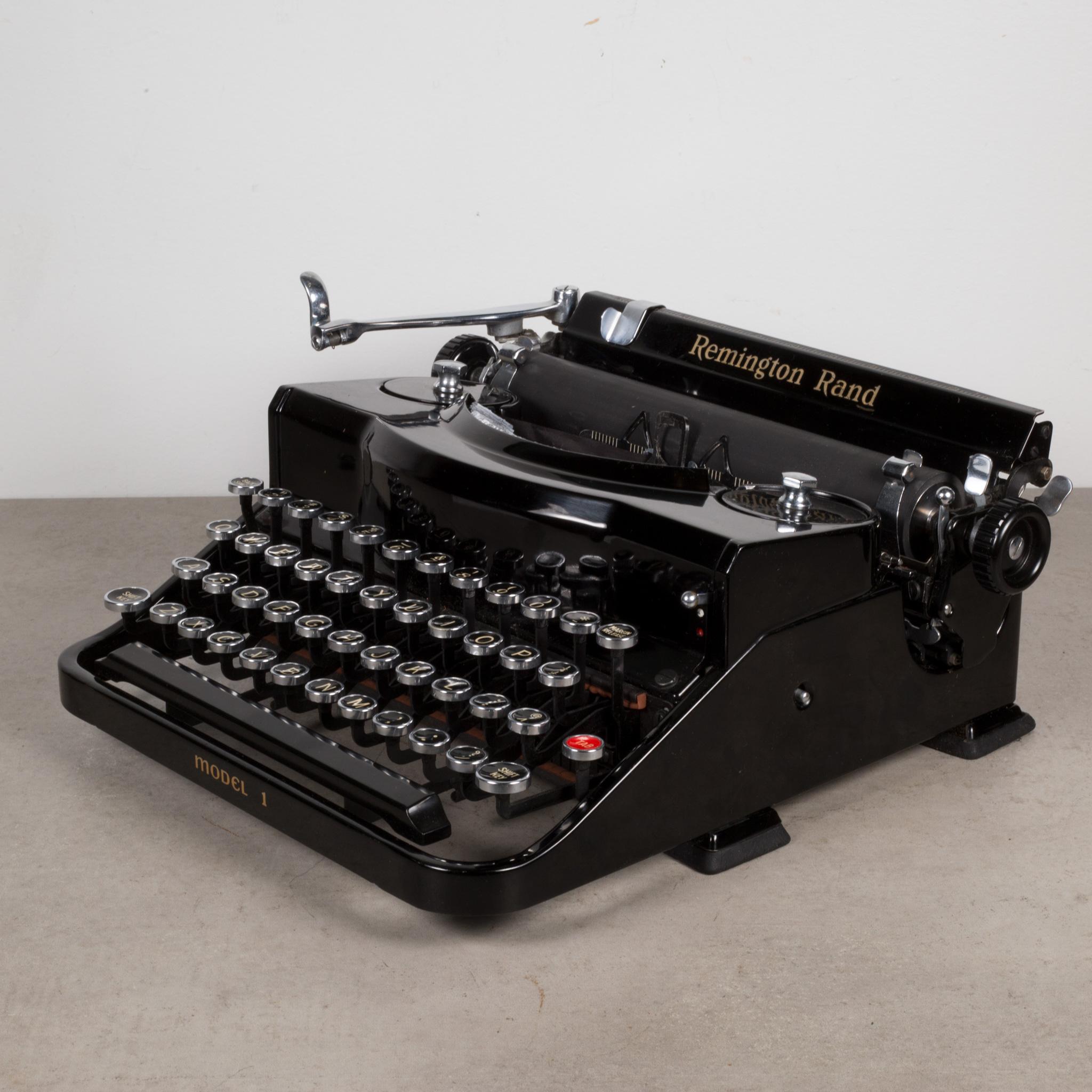 remington rand typewriter model 1