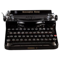 Antique machine à écrire portable Remington Rand Modèle 1, C.1933