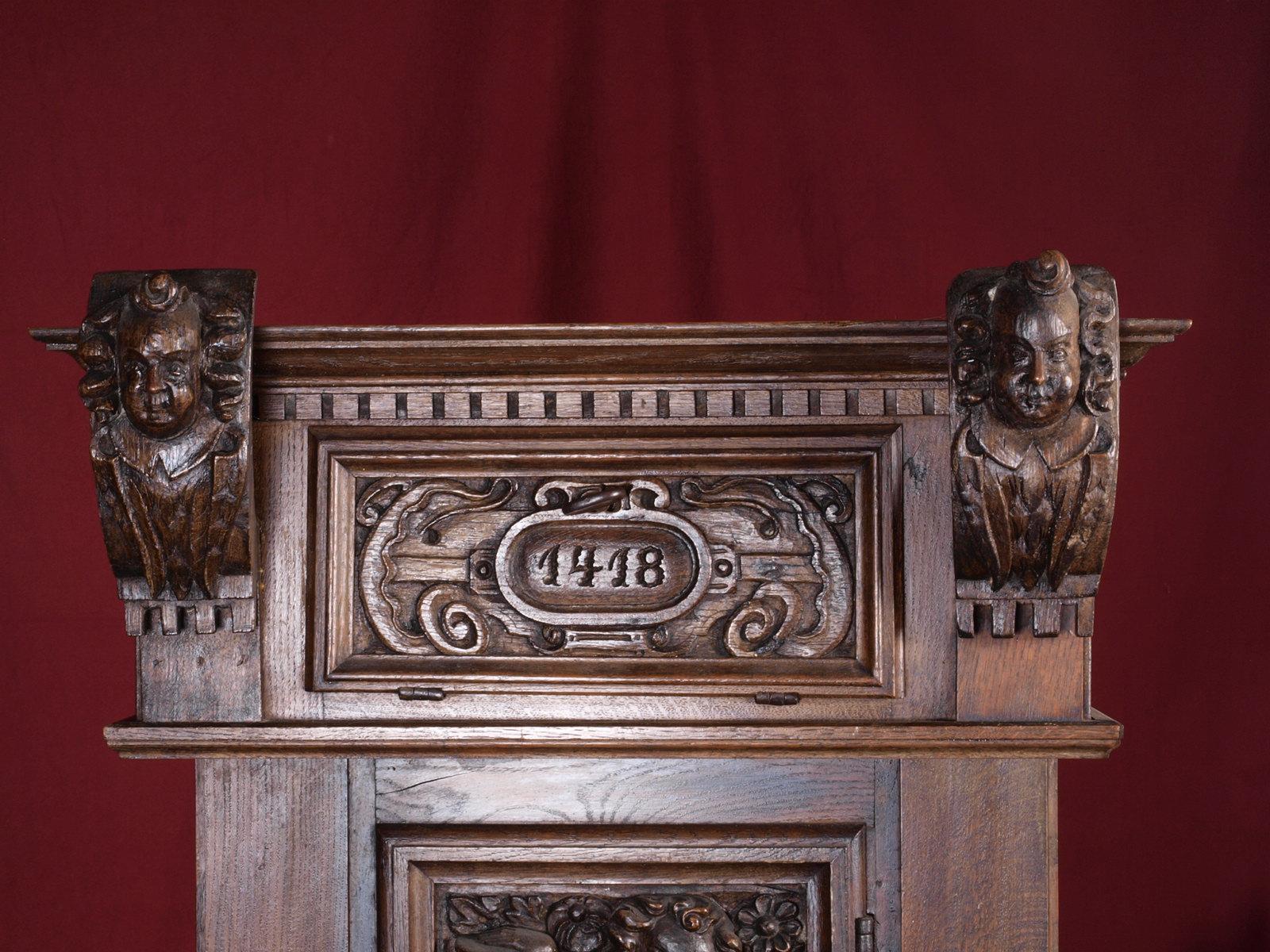 Antique Renaissance Cabinet Danish 7