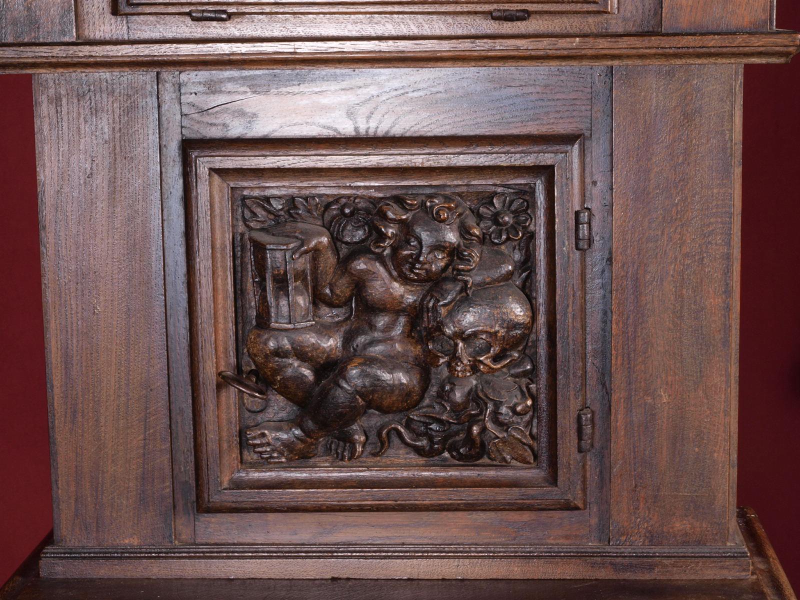Antique Renaissance Cabinet Danish 8