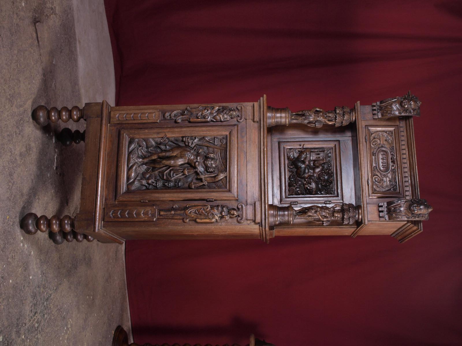 Antique Renaissance Cabinet Danish 10