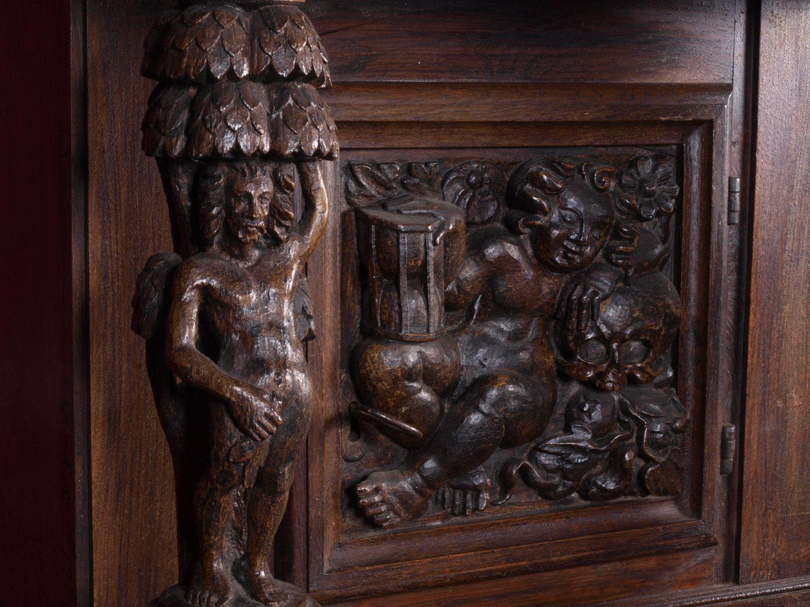 Antique Renaissance Cabinet Danish 15