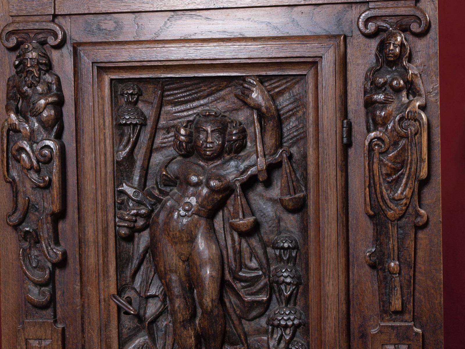 Antique Renaissance Cabinet Danish 1