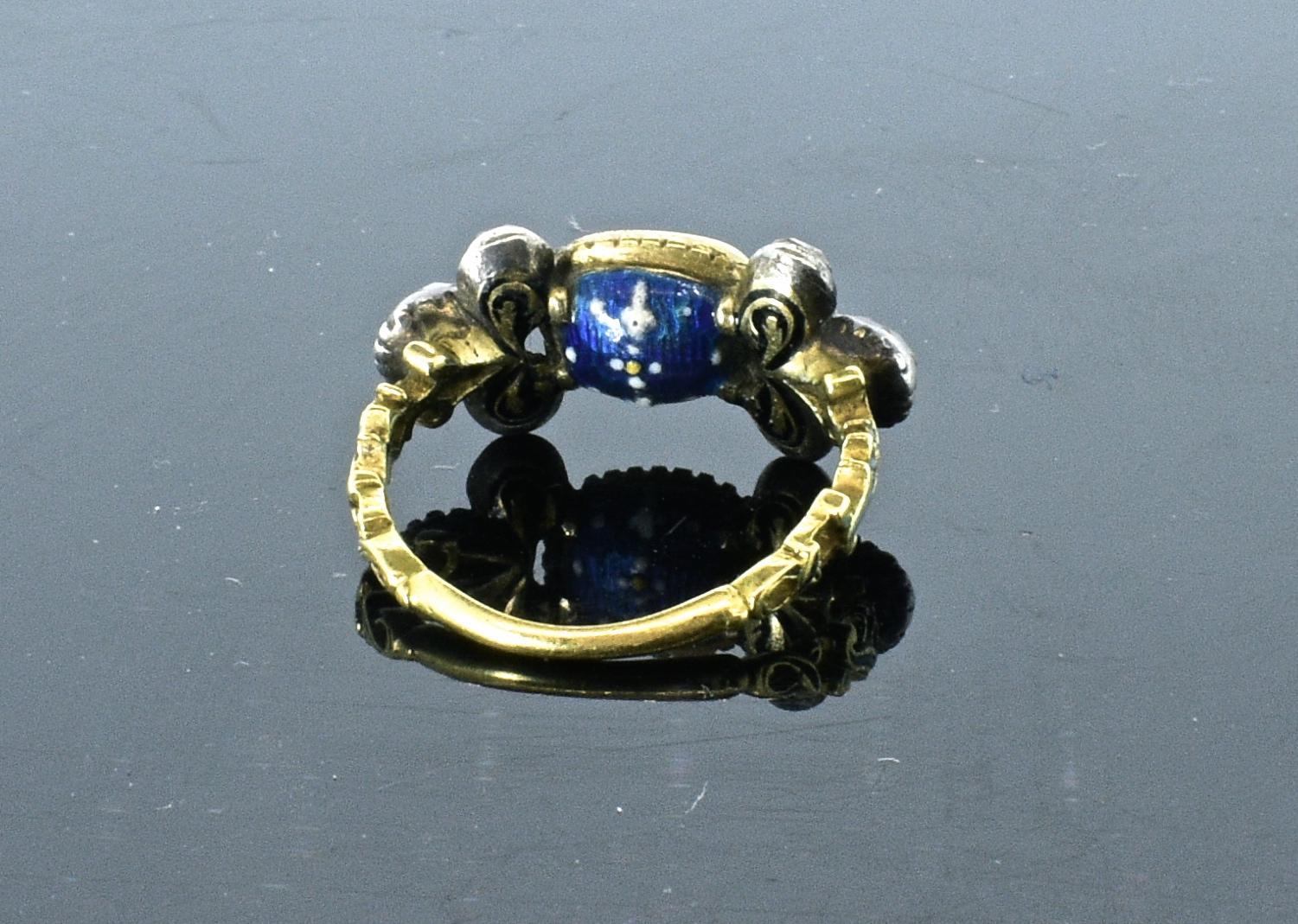 Antique Spinel, Gold and Silver Ring, circa 1750 2