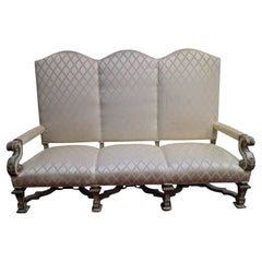 Antique Renaissance Hall Settee, Sofa