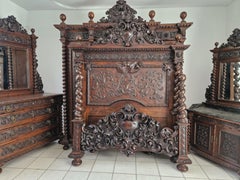 Antique Renaissance Italian  Bedroom Set featured in a Movie