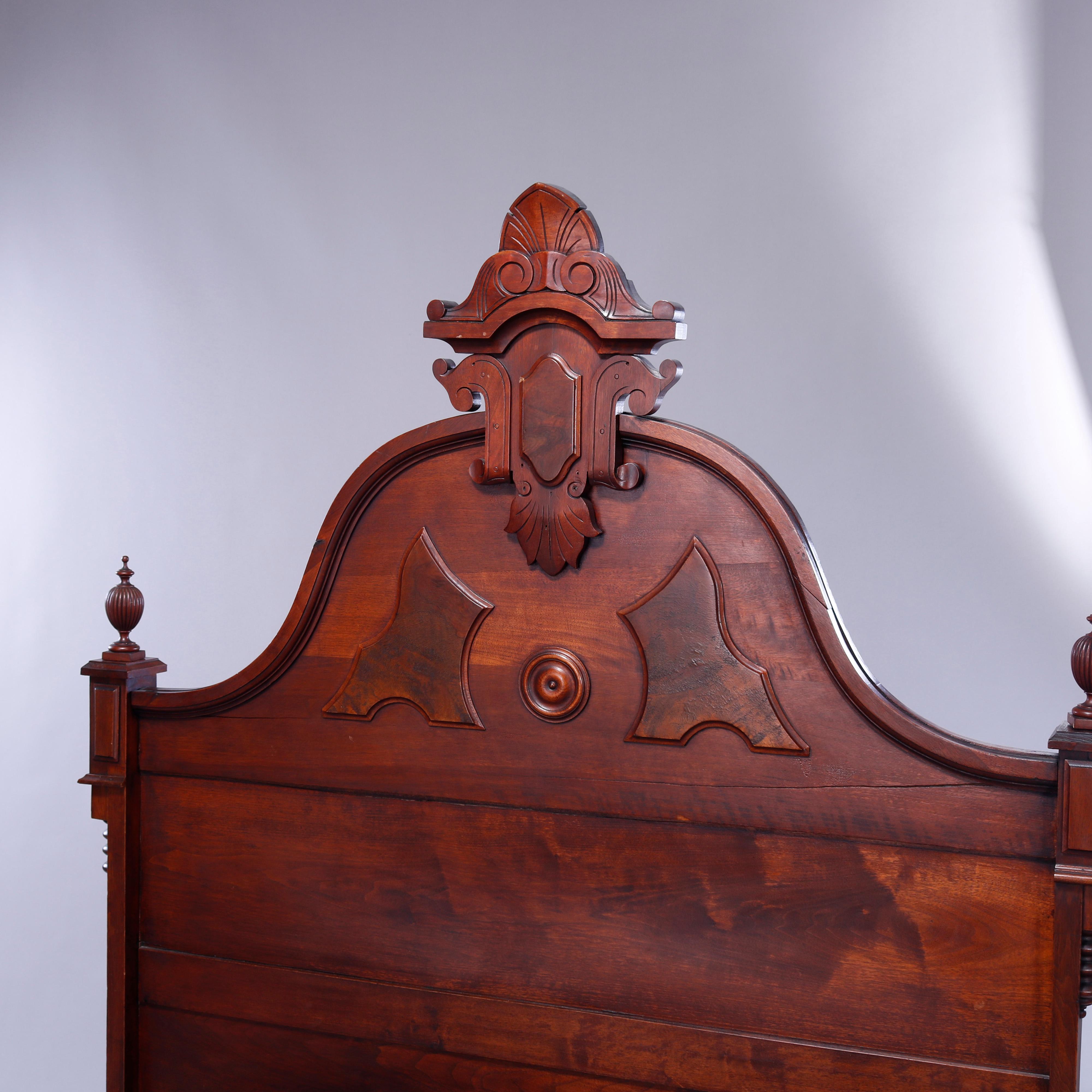 antique mahogany bed frame