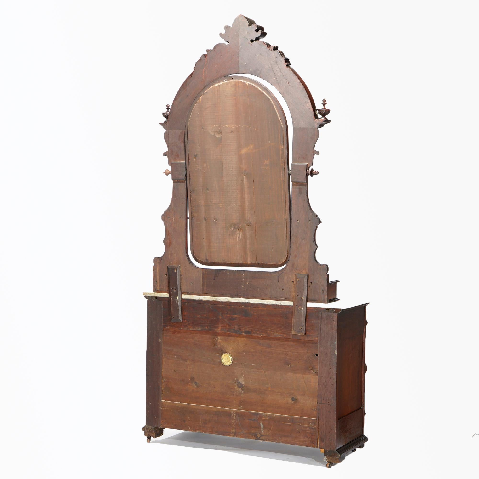 victorian marble top dresser