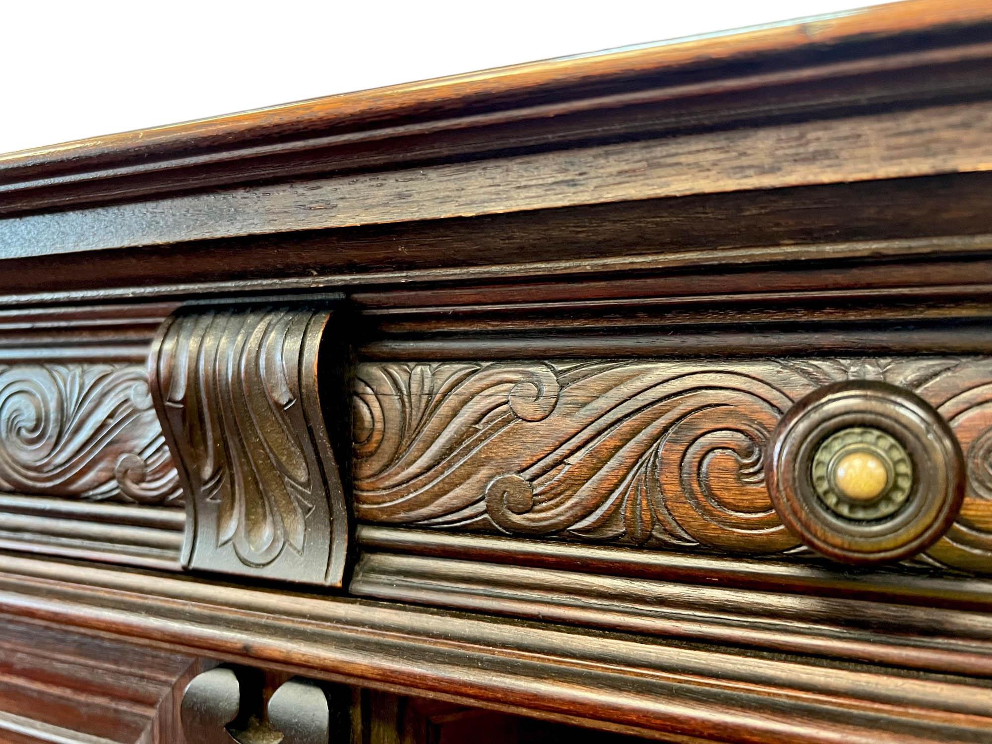 Antique Renaissance Revival Credenza/Sideboard, C. 1880-1900 For Sale 3