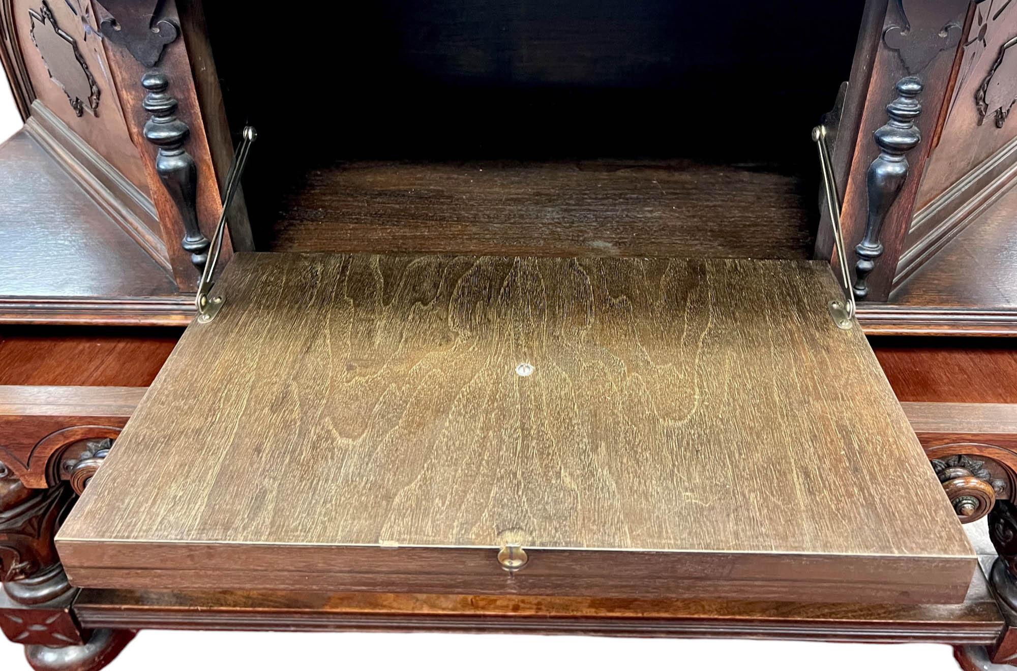 Antique Renaissance Revival Credenza/Sideboard, C. 1880-1900 For Sale 6
