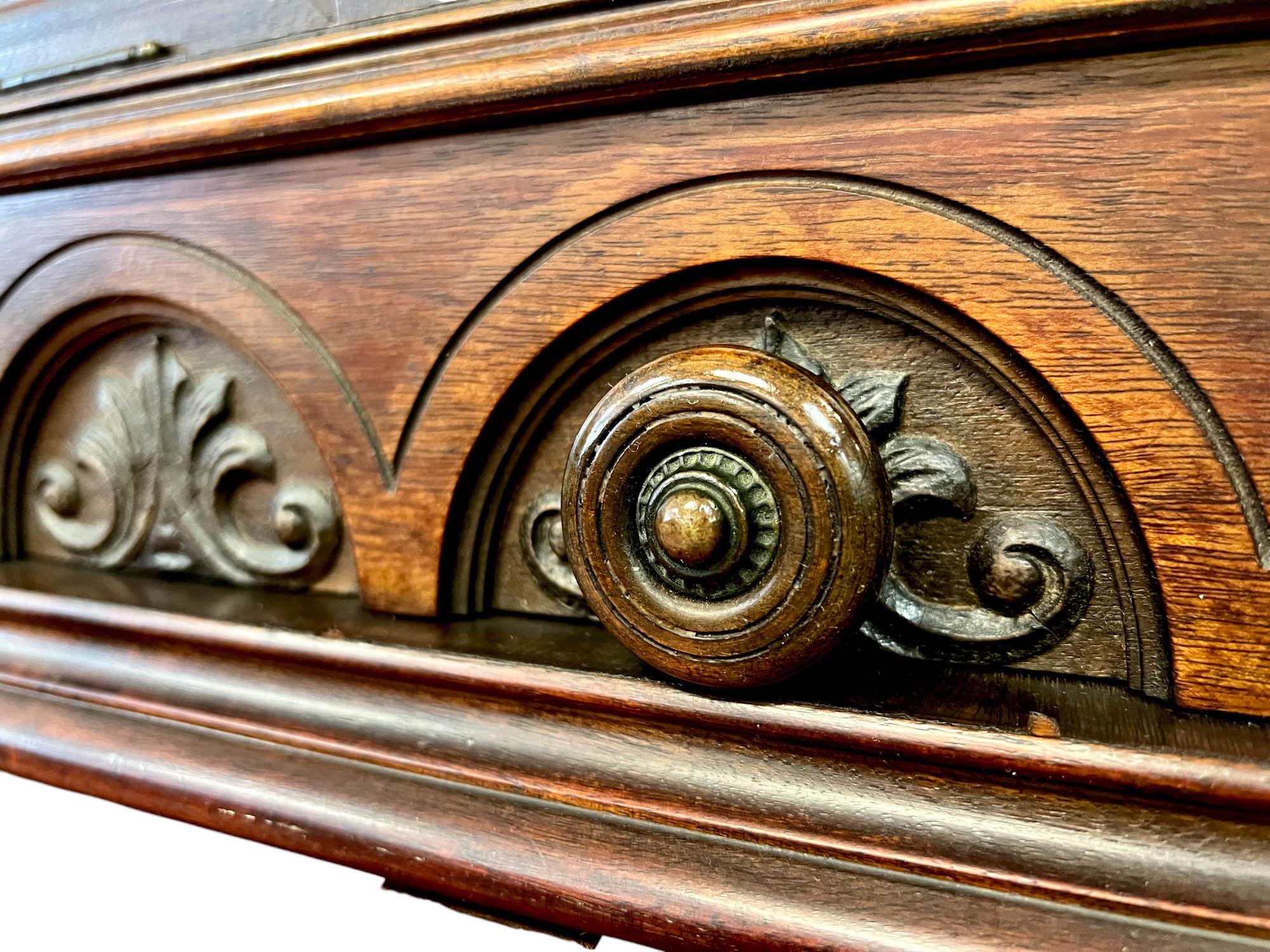 Antique Renaissance Revival Credenza/Sideboard, C. 1880-1900 For Sale 7