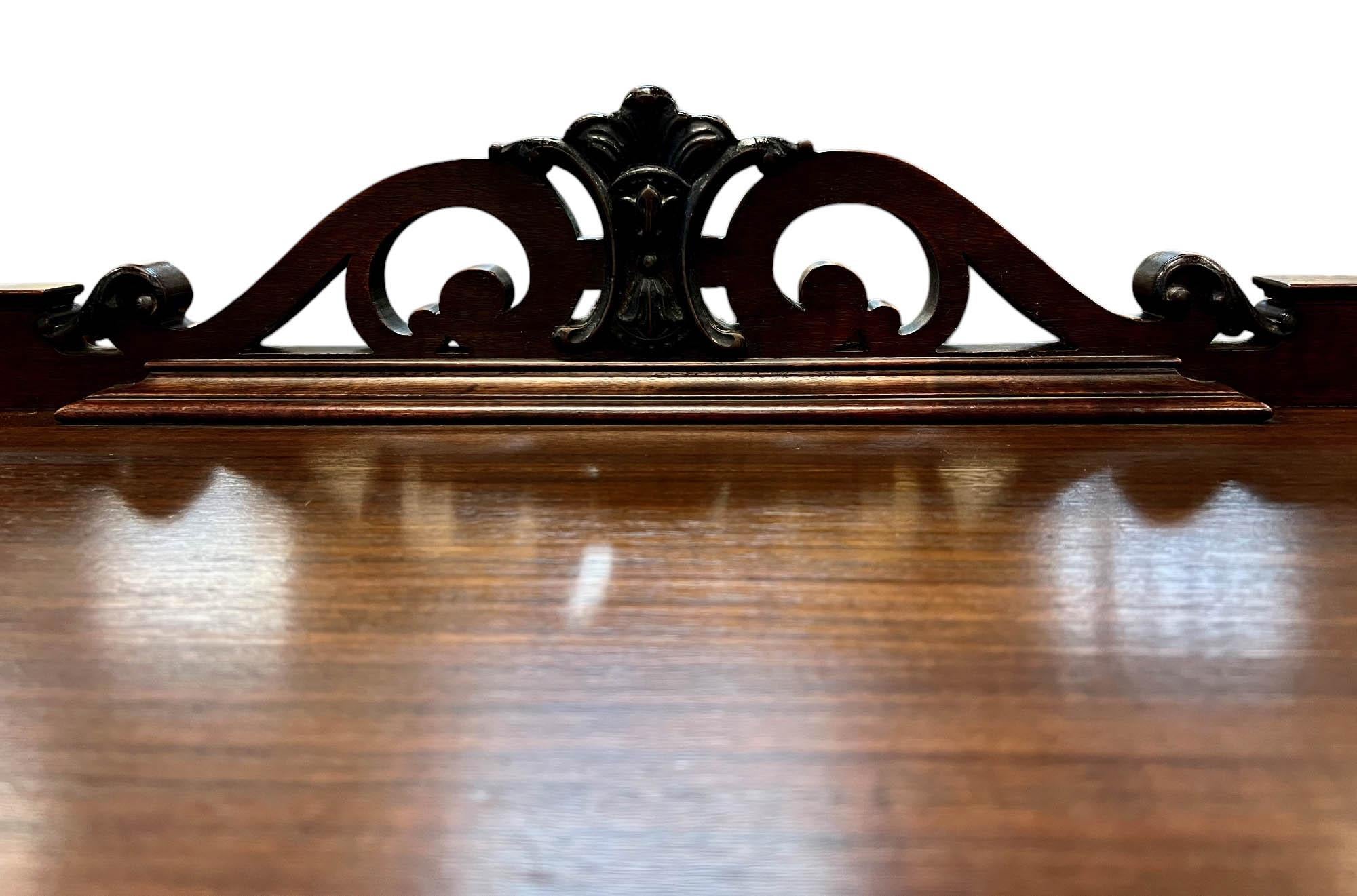 Carved Antique Renaissance Revival Credenza/Sideboard, C. 1880-1900 For Sale