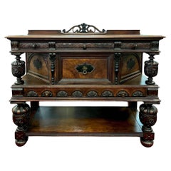Antica credenza/seduta rinascimentale, C.C. 1880-1900