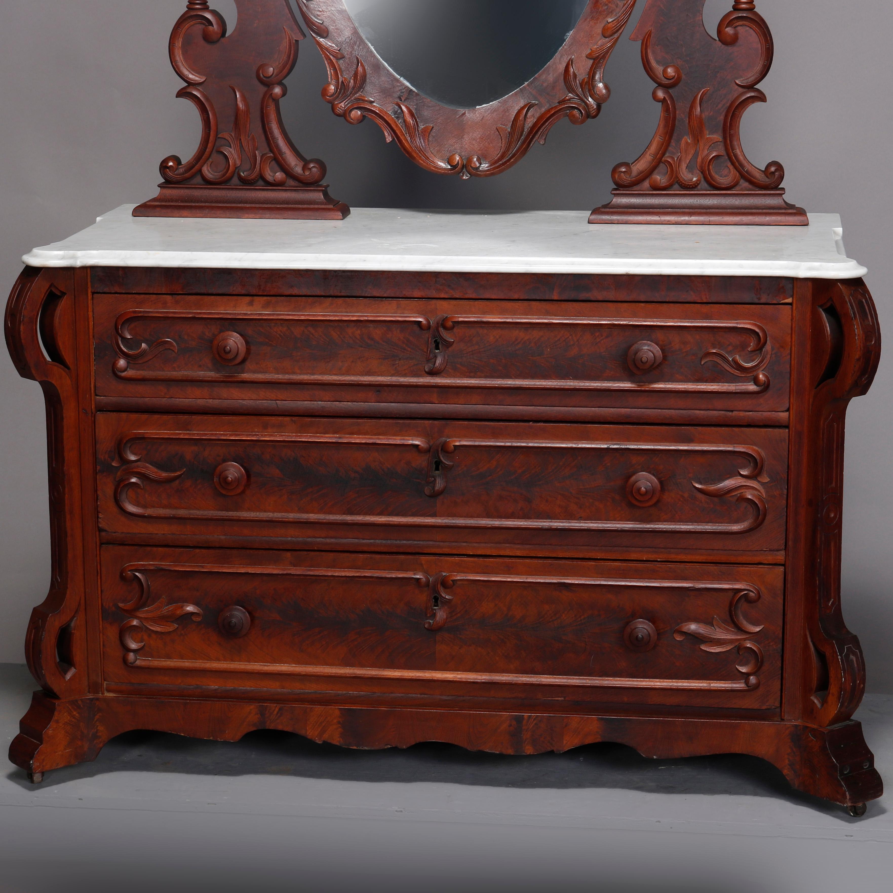 antique dresser with mirror value