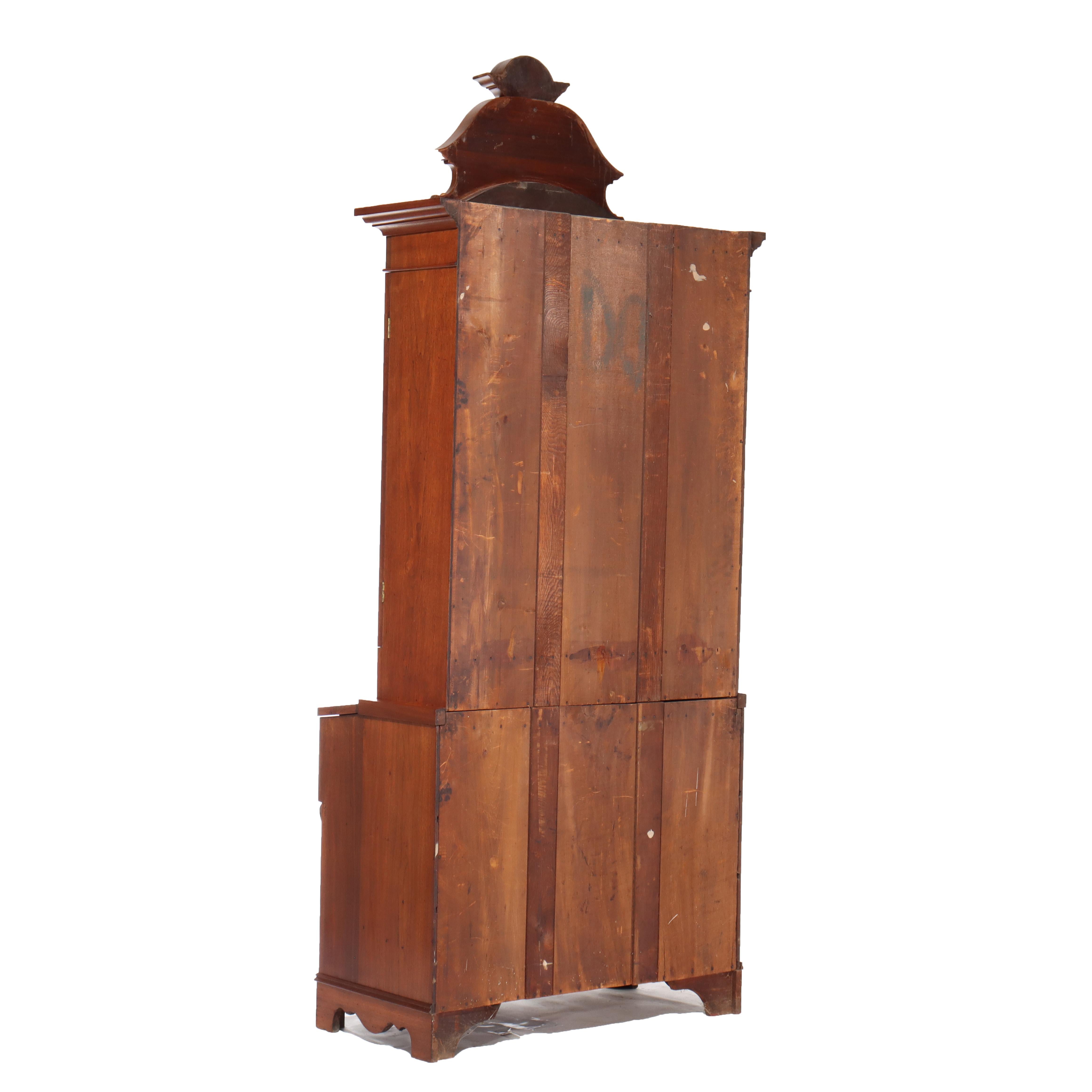 Antiker viktorianischer Sekretär aus geschnitztem Nussbaum und Wurzelholz im Renaissance-Stil um 1890 im Angebot 4