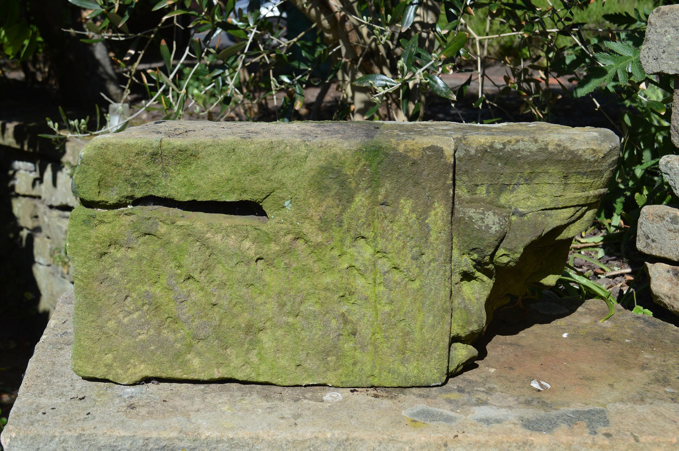 Antique Renaissance Style Carved Sandstone Corbel or Keystone In Good Condition In St Annes, Lancashire
