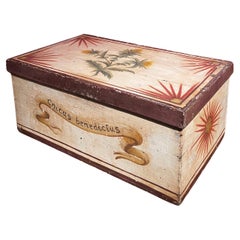 Antique Renaissance Style Italian Wood Lacquered Apothecary Box