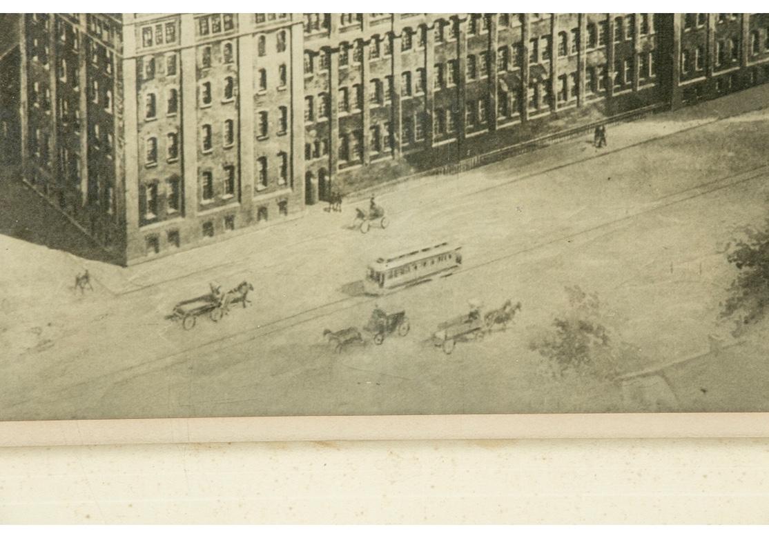 XIXe siècle Rendu ancien d'une photo d'une photo de Yale Locks-Hardware, Stamford Connecticut en vente