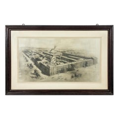 Antique Rendering of a Photo of Yale Locks-Hardware, Stamford Connecticut