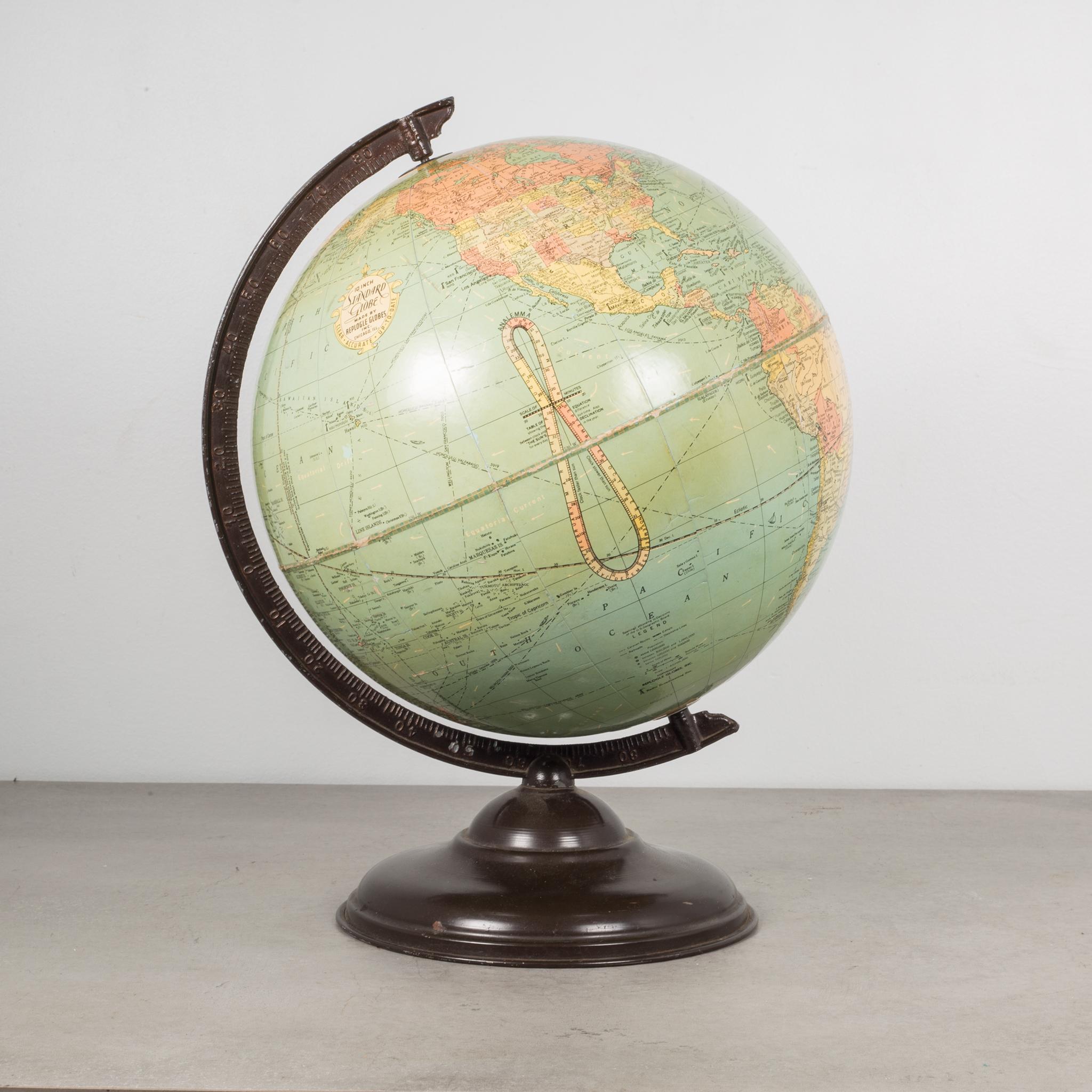 replogle globes vintage