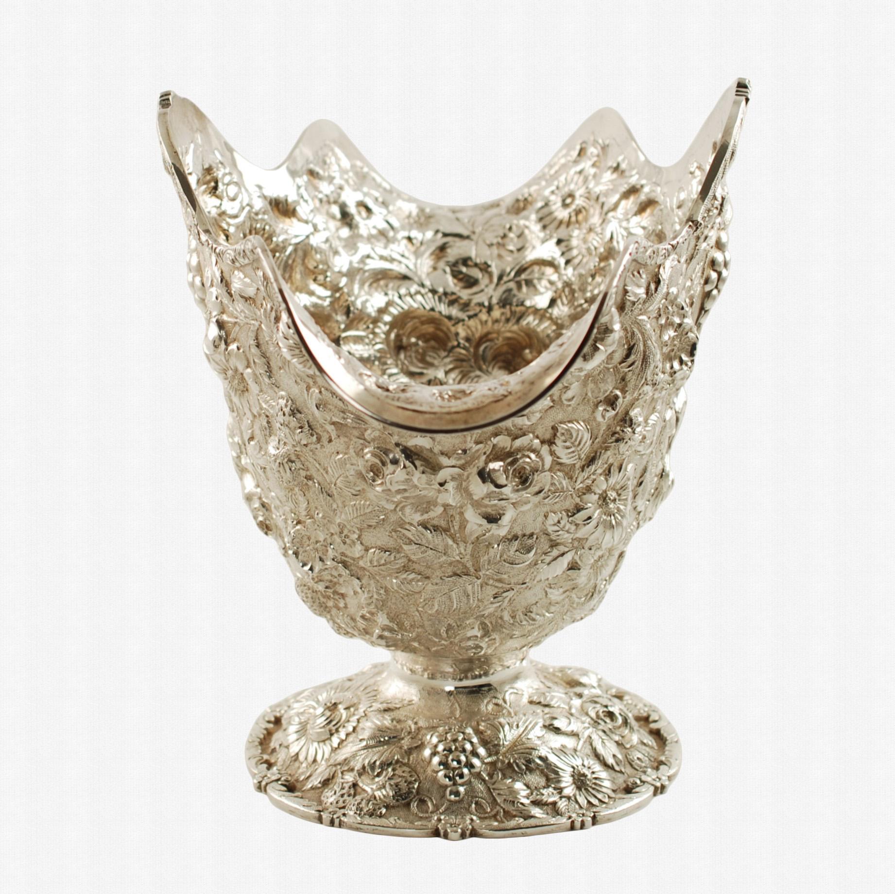 antique flower bowl