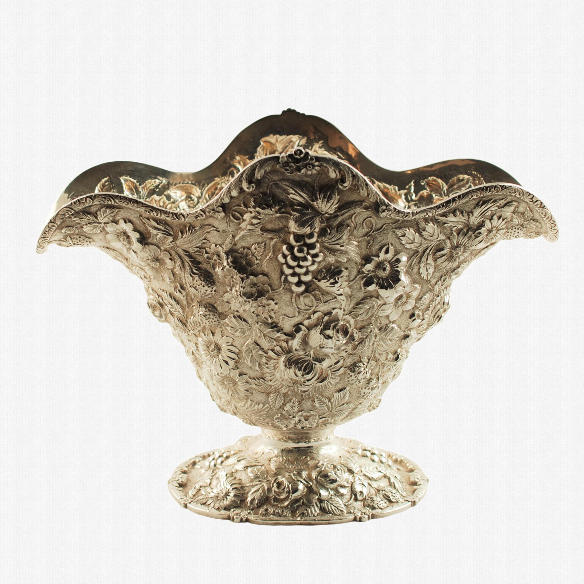 antique pedestal bowl