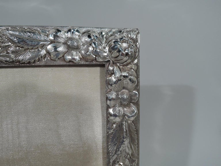 Antique Repoussé Sterling Silver Picture Frame by Stieff of Baltimore