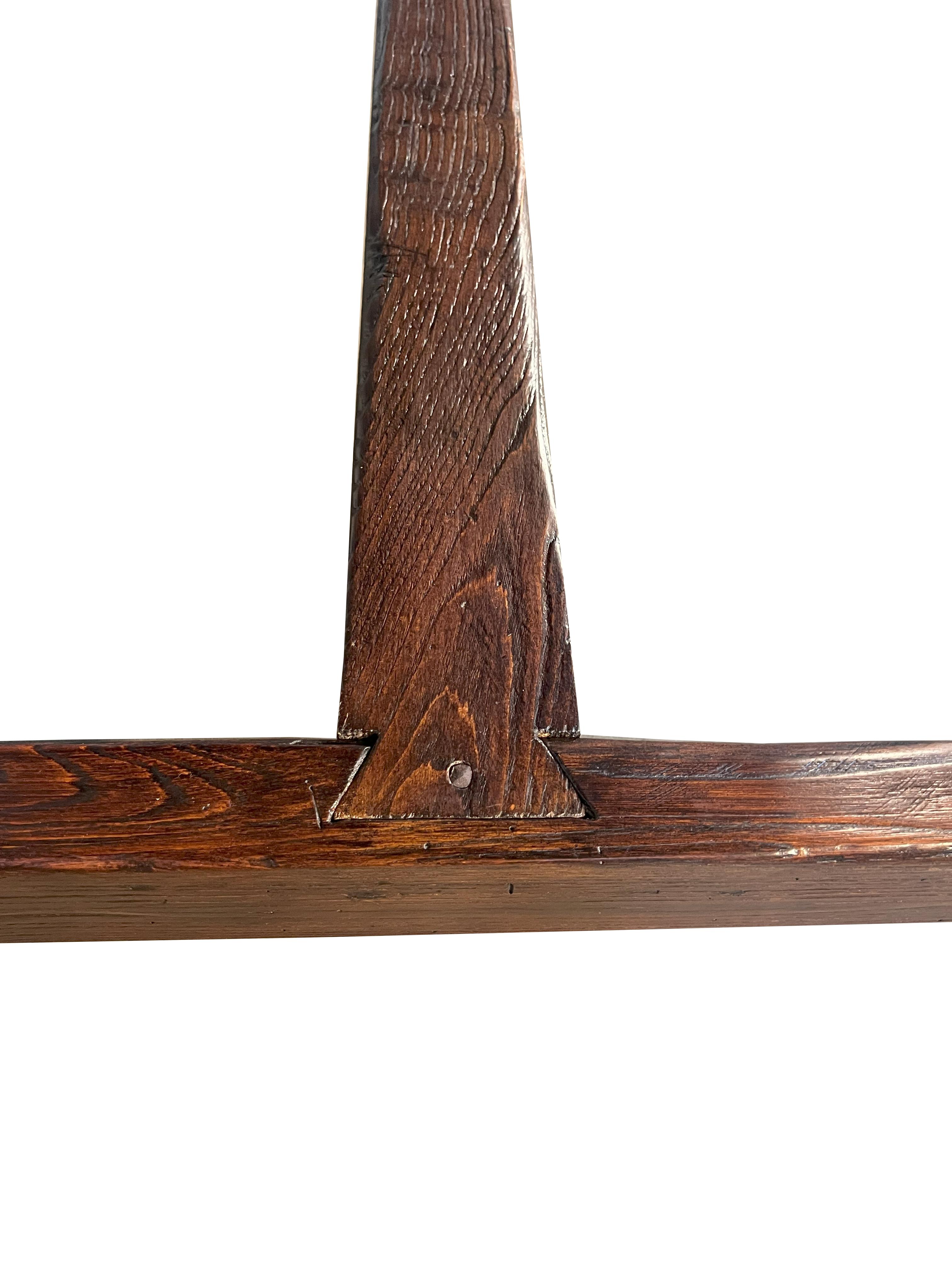 Antique Reproduction of 17th Century Italian Chestnut Fratino Style Table For Sale 8