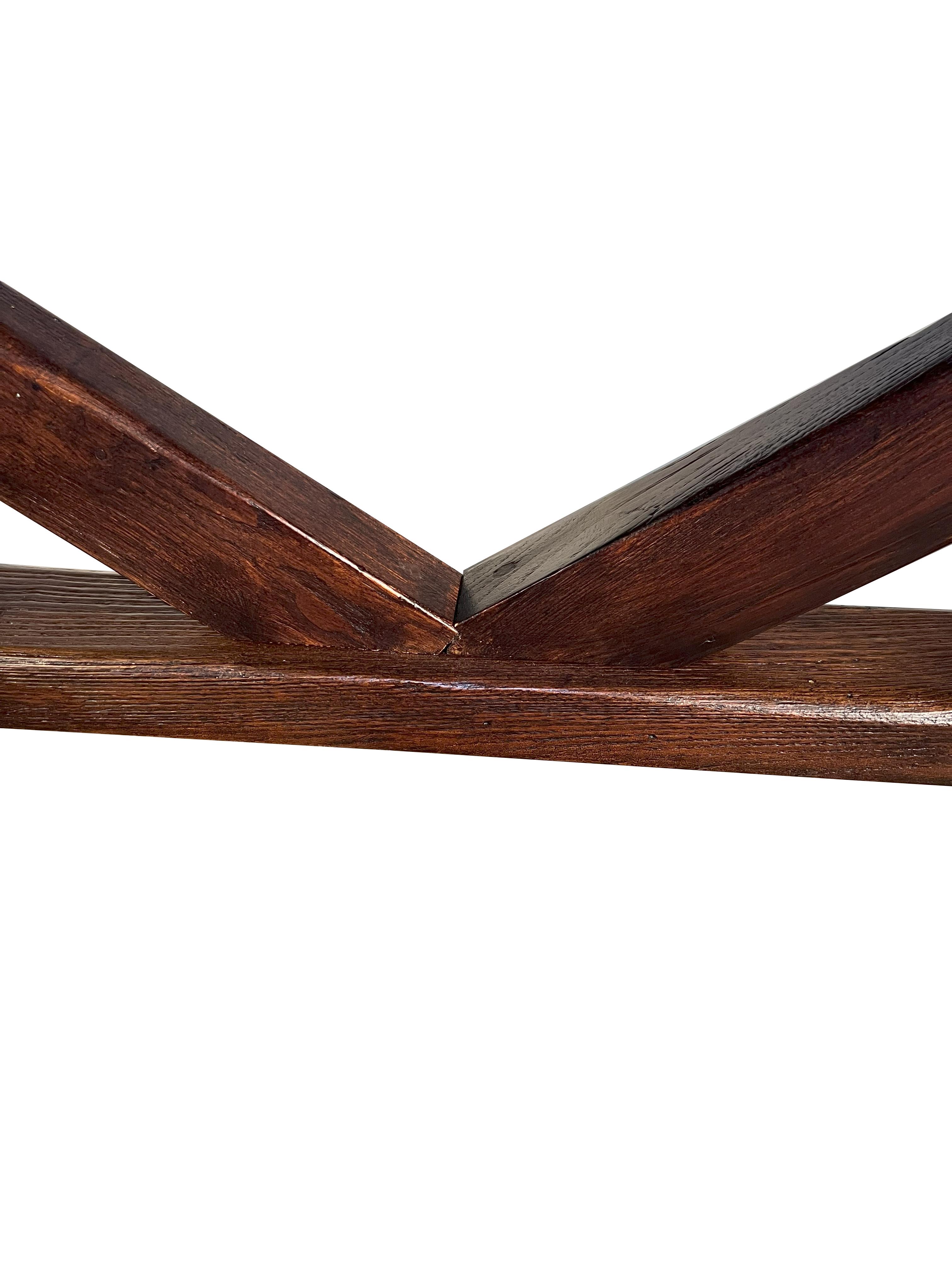 Antique Reproduction of 17th Century Italian Chestnut Fratino Style Table For Sale 9