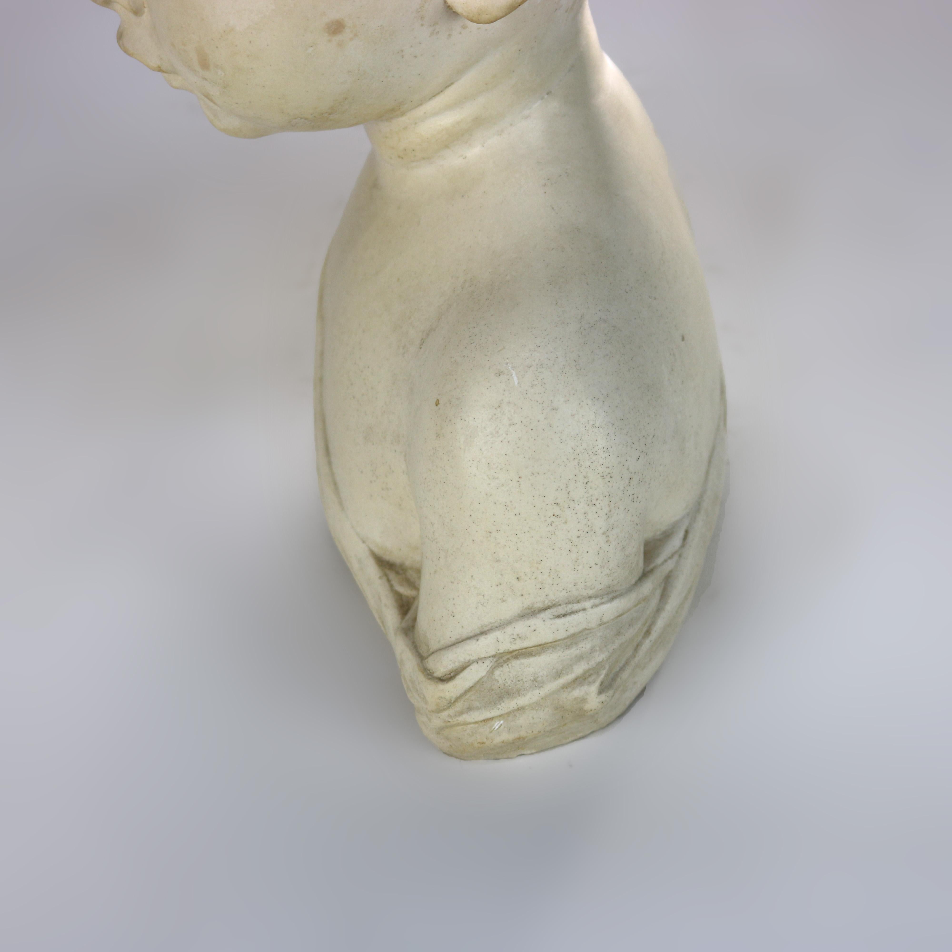 Reproduction ancienne de la National Gallery Bust Of A Child Sculpture C1930 en vente 3