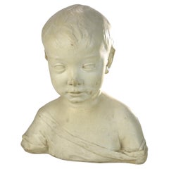 Antique Reproduction of National Gallery “Bust Of A Child” Sculpture C1930