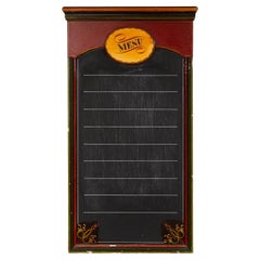 Used Restaurant Menu Chalk Board, circa 1920's