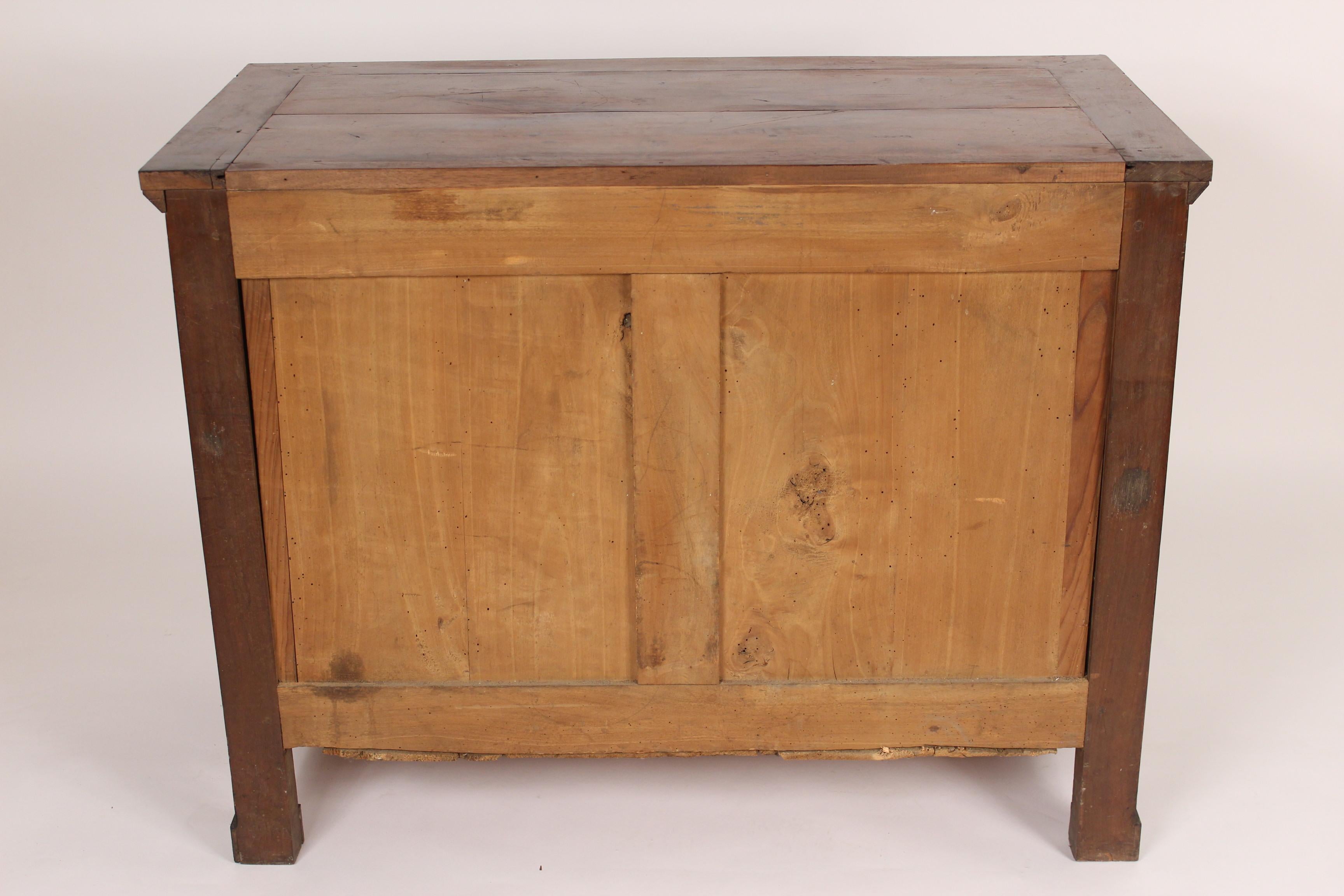 Antique Restauration Style Walnut Chest of Drawers 7