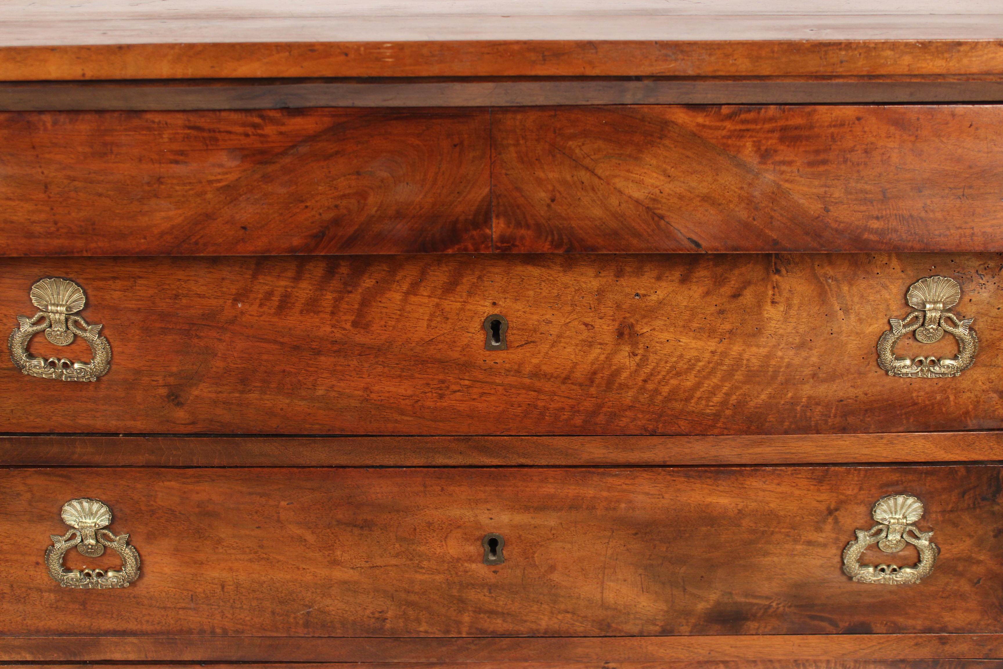 Antique Restauration Style Walnut Chest of Drawers 2