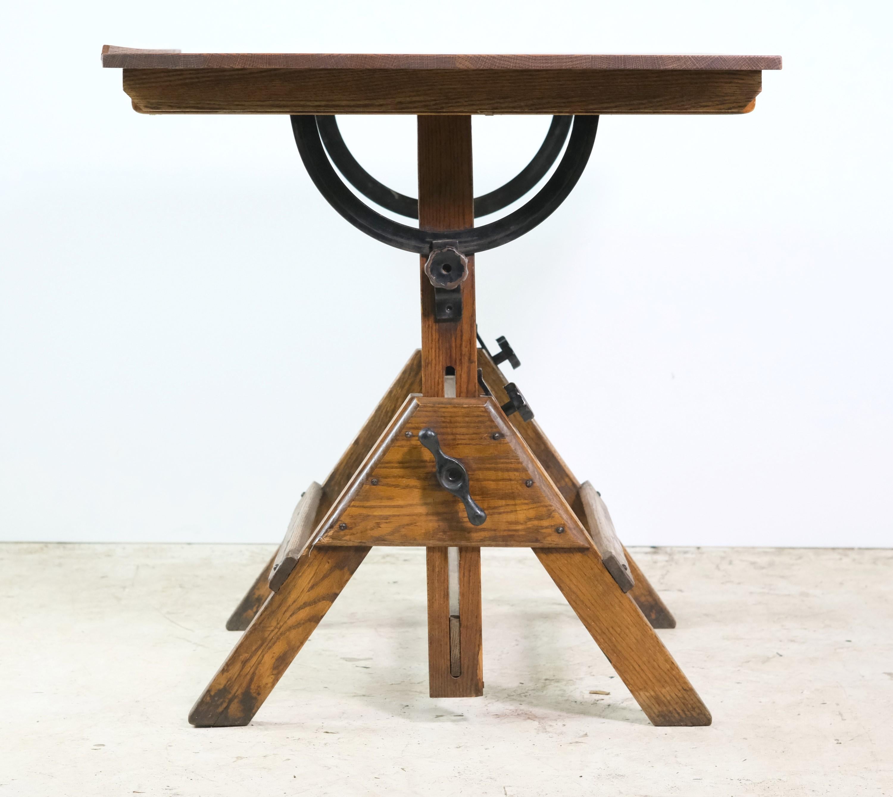 vintage oslo drafting table