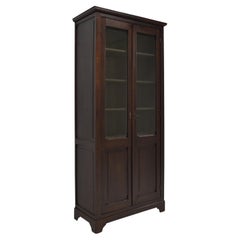 Antique Restored Oak Display Cabinet (Circa 1925)