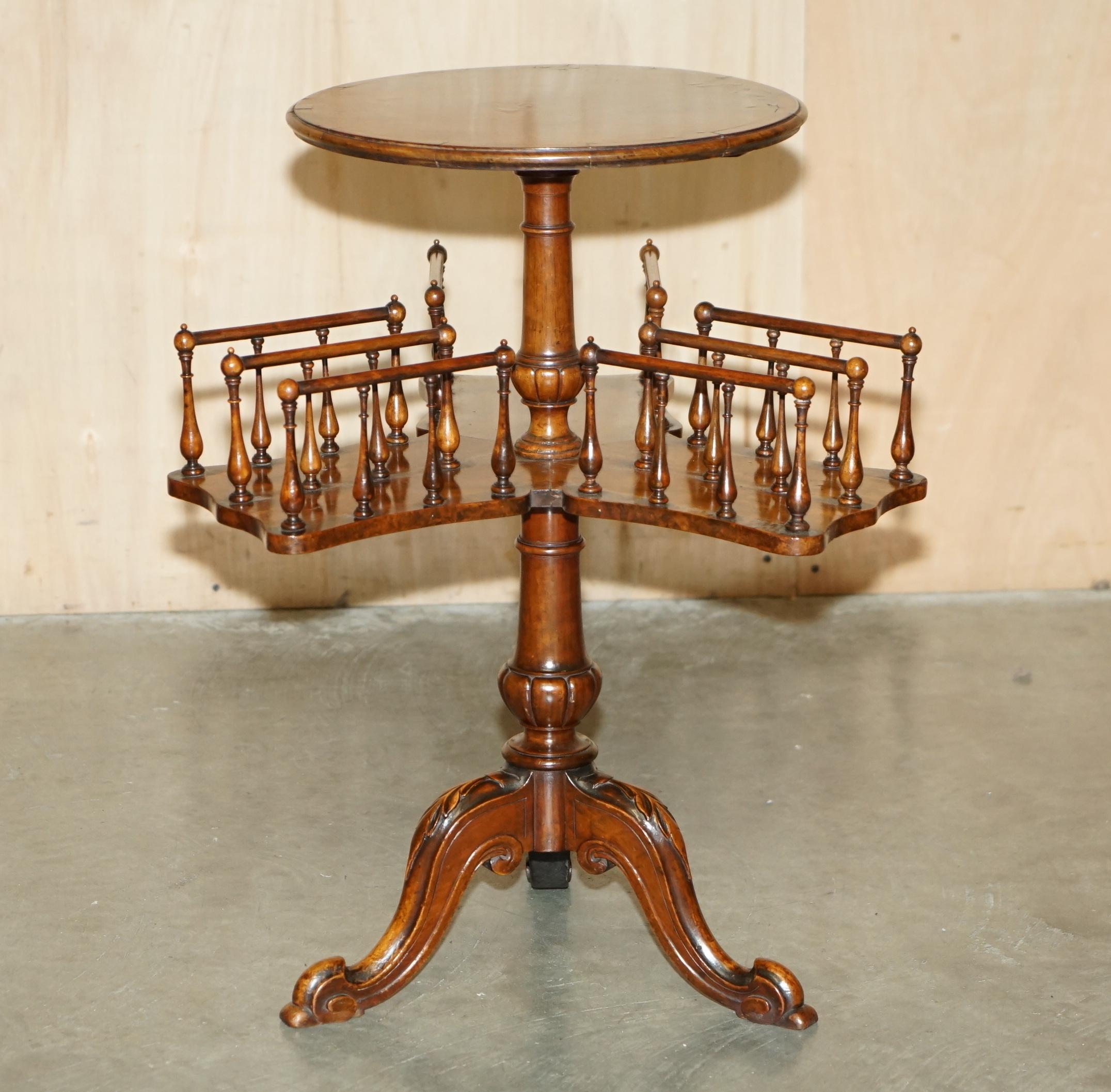 Royal House Antiques

Royal House Antiques is delighted to offer for sale this absolutely stunning, very unique, Burr Walnut revolving book table which has been fully restored dating to the late Victorian era circa 1880

Please note the delivery fee