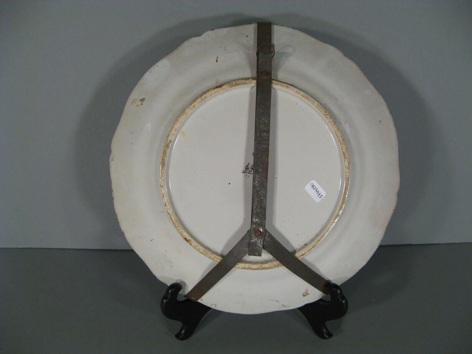 Antique Revolutionary Faience Plate 