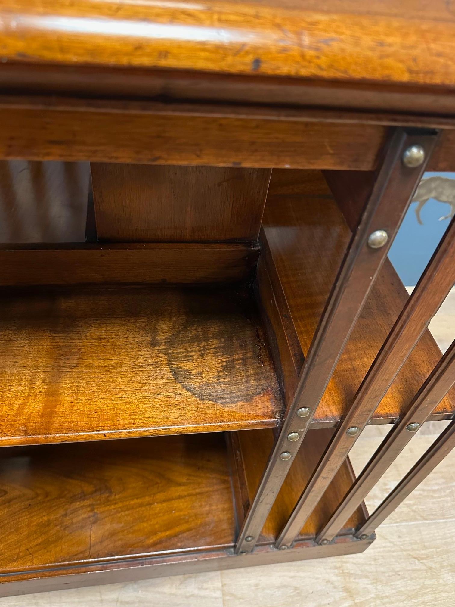 Antique revolving bookcase For Sale 4