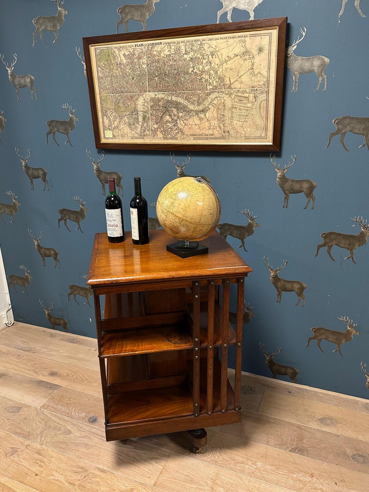 Antique revolving bookcase For Sale 6