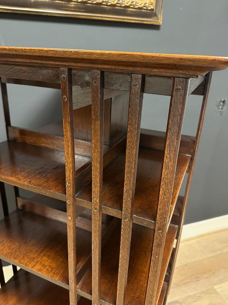 Antique revolving bookcase For Sale at 1stDibs