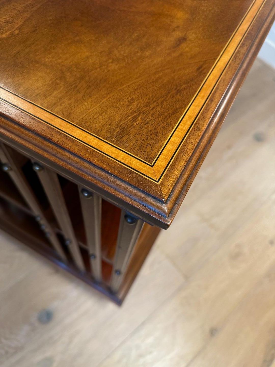 Late 19th Century Antique Revolving Bookcase For Sale