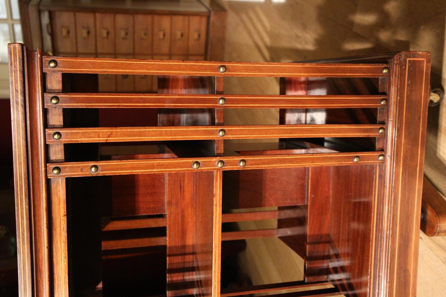Walnut Antique Revolving Bookcase