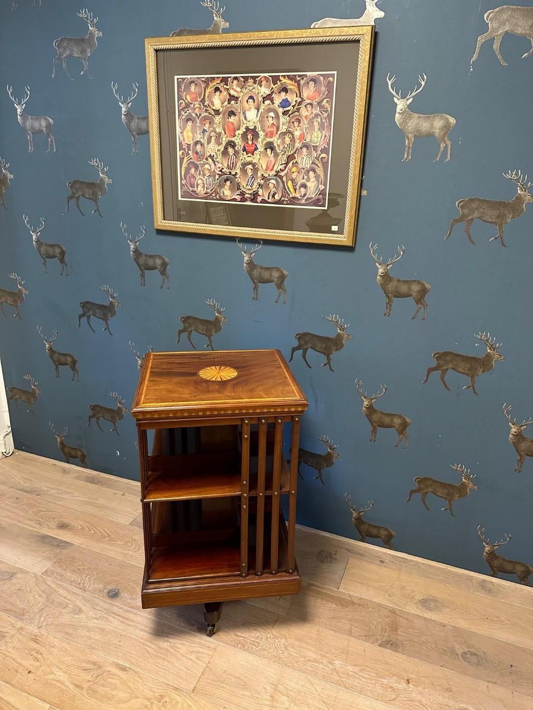 Antique Revolving Bookcase For Sale 3