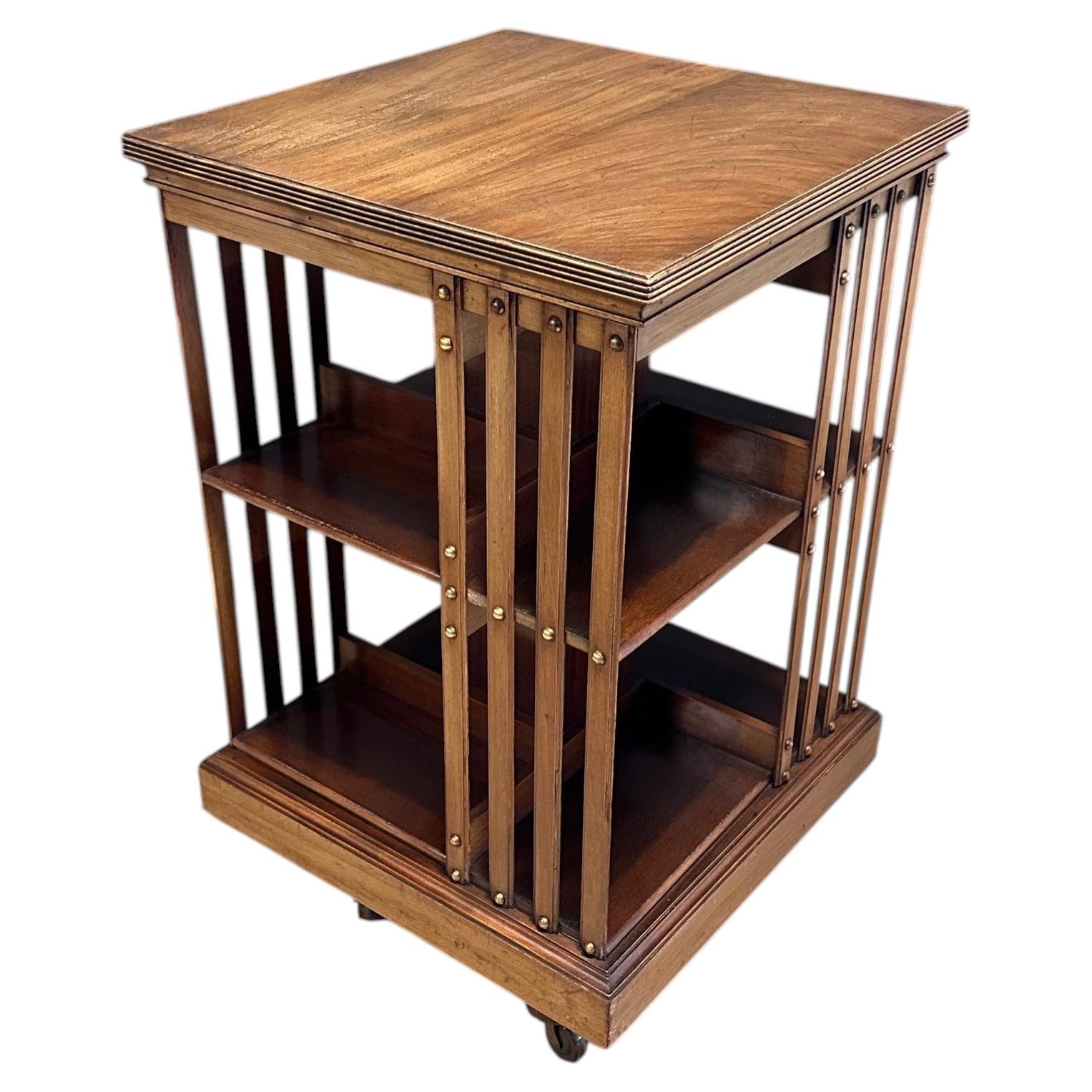 Antique revolving Bookcase For Sale