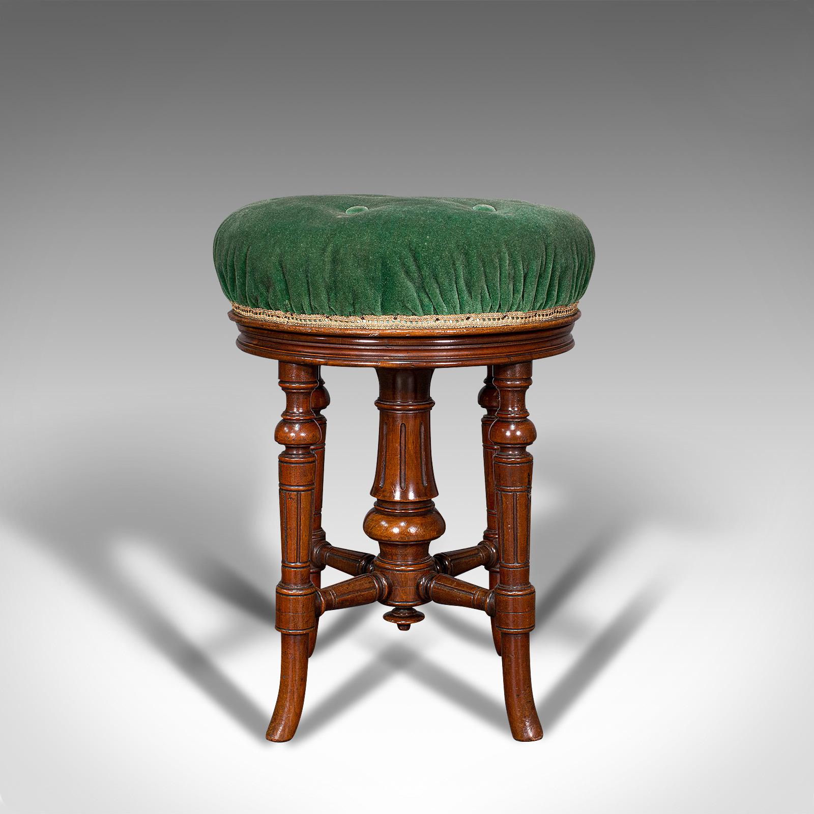 piano stool antique